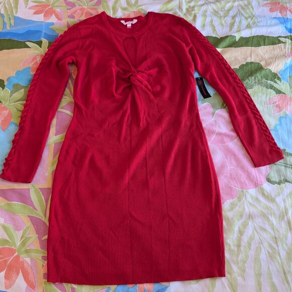NWT No Boundaries Red Long Sweater Long Sleeve Junior XXL 19 (Women Medium) - Picture 2 of 12